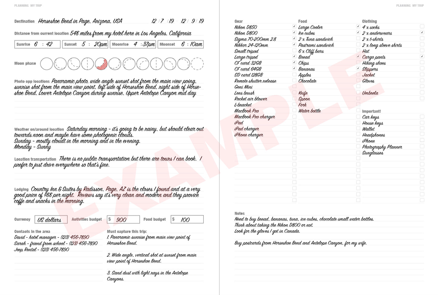 MOSH Planner - PDF
