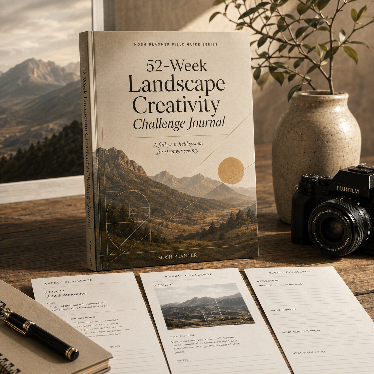 52-Week Landscape Creativity Challenge Journal